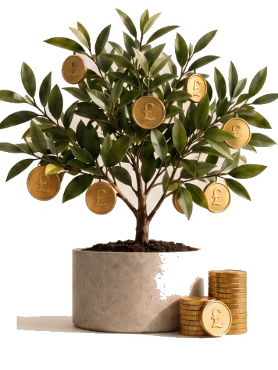 Money & Growth 101 book — money tree